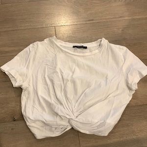 White Crop Top